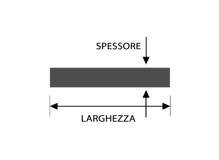 Barra Piatta Cesoiata da Nastro