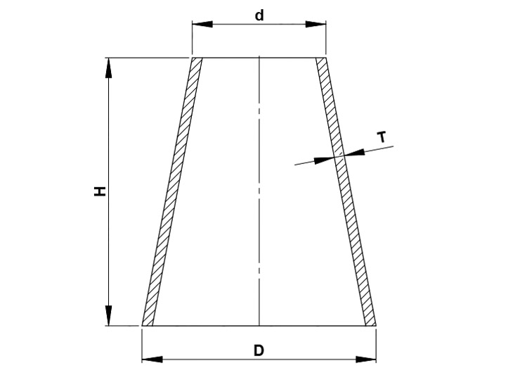 Riduzione Concentrica a Saldare – Metrica