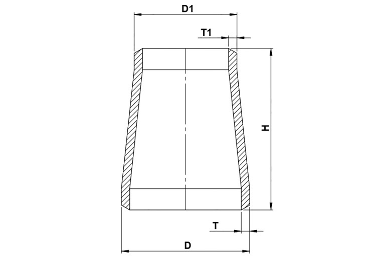 Riduzione Concentrica a Saldare Seamless WP-S – ANSI