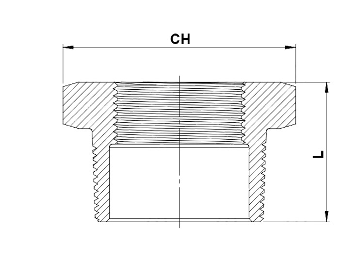 Riduzione Esagonale Microfusa – F241