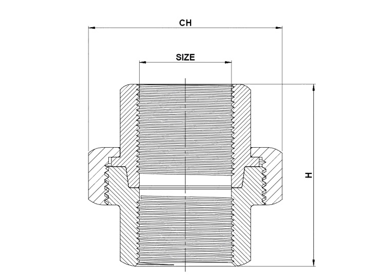 Bocchettone FF Sede Conica – F340